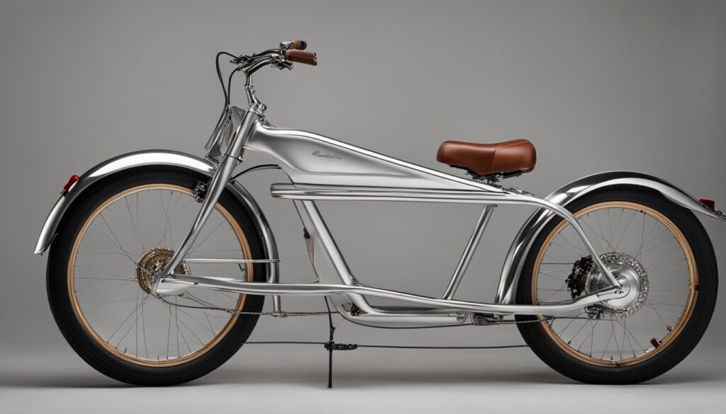 retro electric bike styling